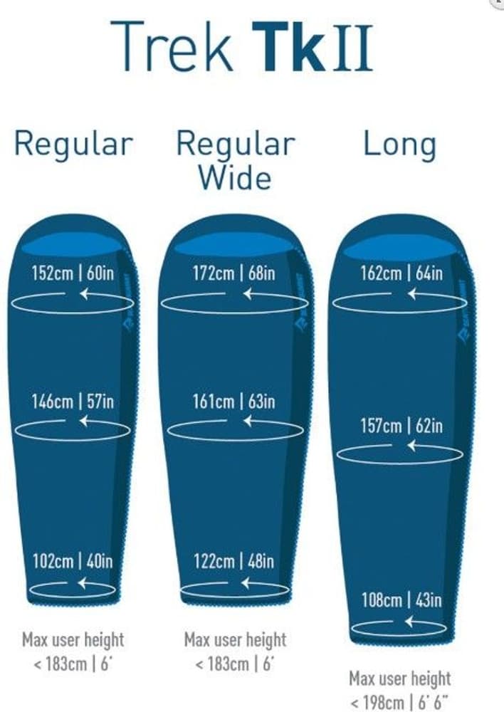 Sleepbag Down Trek TKII -8°C Long Blue Unisex, view: 6