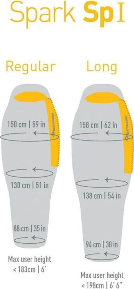 Sea to Summit Sleepingbag Down Spark SpI 5°C Long Unisex, view: 8