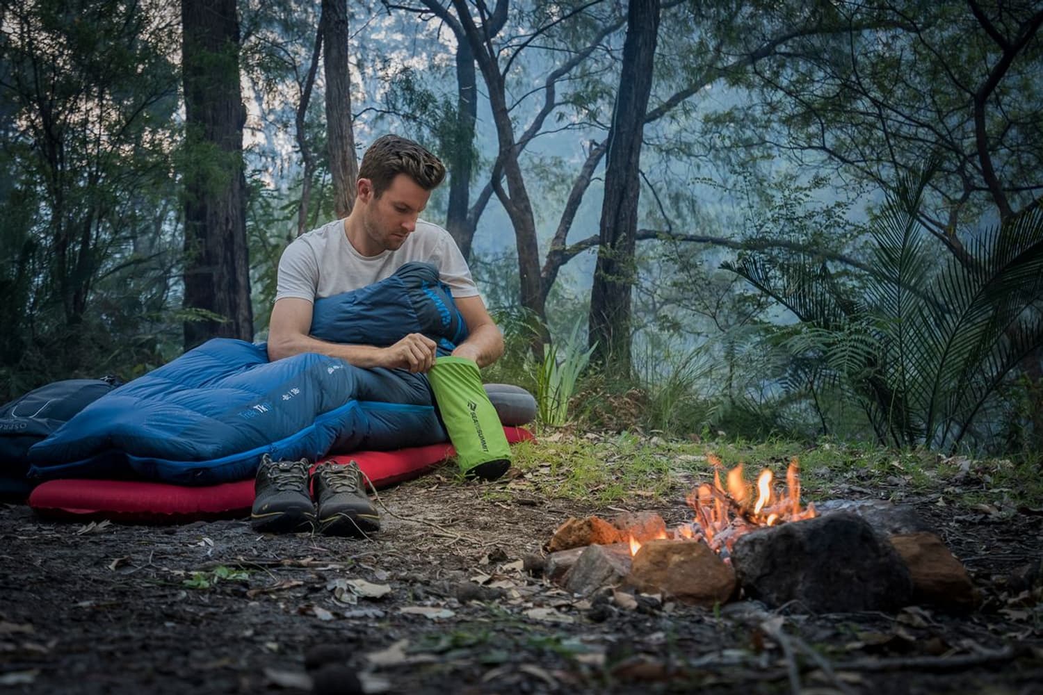 Drysack Lightweight 8L Green, view: 4