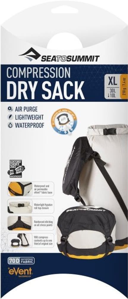 Dry Sack Event Comp XL 30L/10L Grey, view: 1
