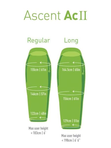 Sleepbag Down Ascent ACII -10°C Regular Unisex, view: 9