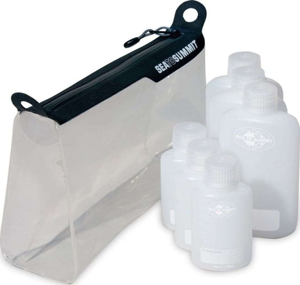 TravelLight TPU Clear Zip Top Pouch Clear, view: 0