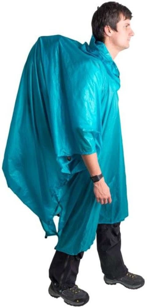 Sea to Summit Tarp Poncho 15D Ultra-Sil 145x265 cm Blue, view: 4
