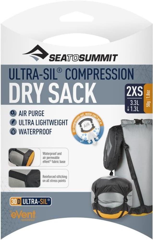 Drysack Event Ultra-Sil Compression XXSmall 3,3L/1,3L Grey, view: 1