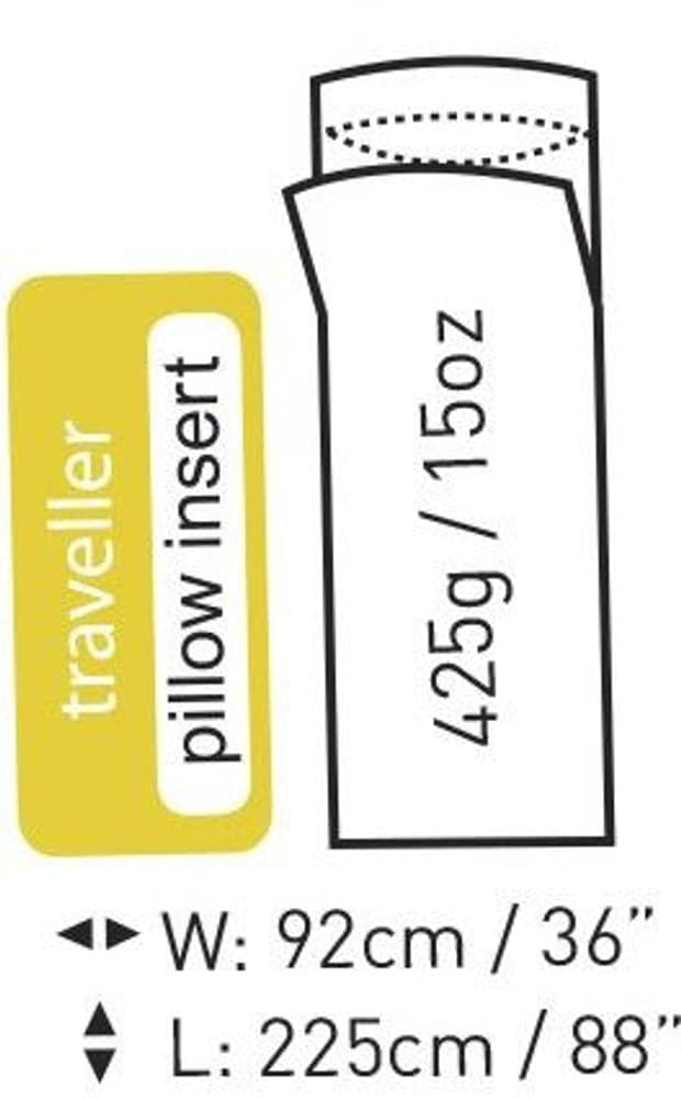 Sea to Summit Sleepliner Silkcotton Traveller Pillow Navy Blue, view: 1