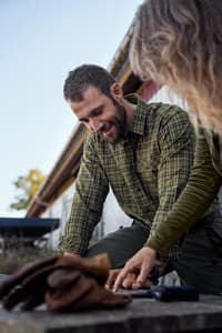 Highseat Shirt Pine Green Check - view: 5