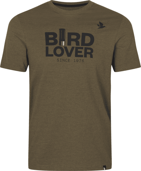 Bird Lover T-shirt Dark Olive Melange, productDetailPage.view: 0
