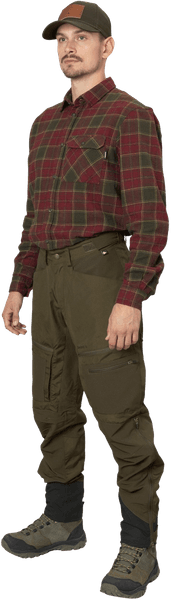 Glen Flannel Shirt Red Forest Check, view: 4