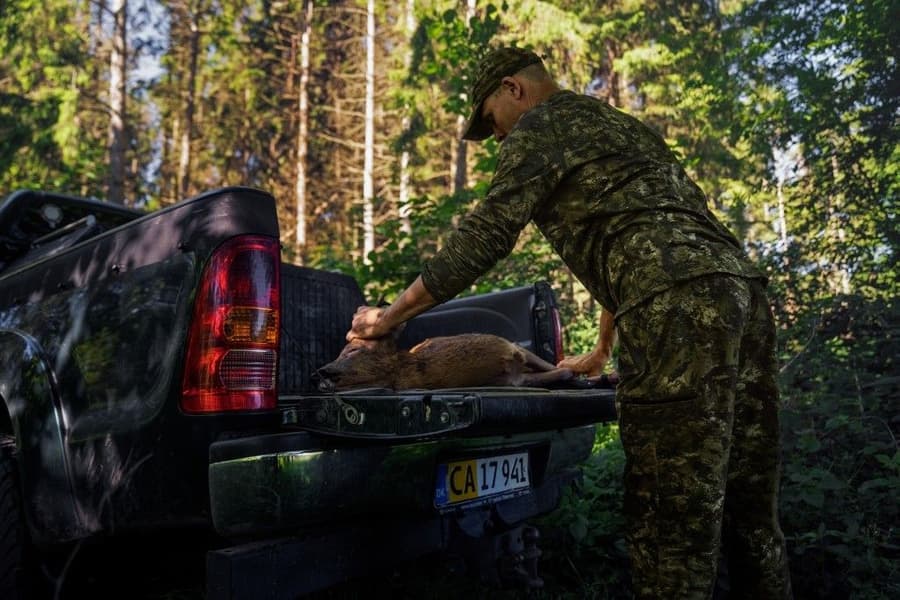 Active Camo L/S T-Shirt Invis Green, view: 3
