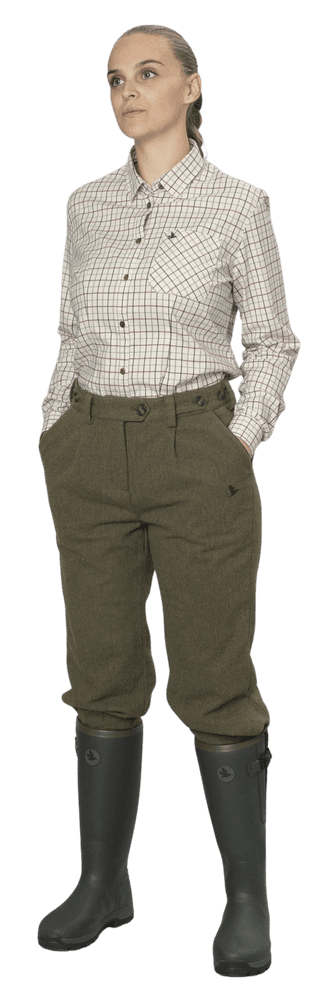 Kerry Shooting Shirt Cabernet/Blue Check, view: 4