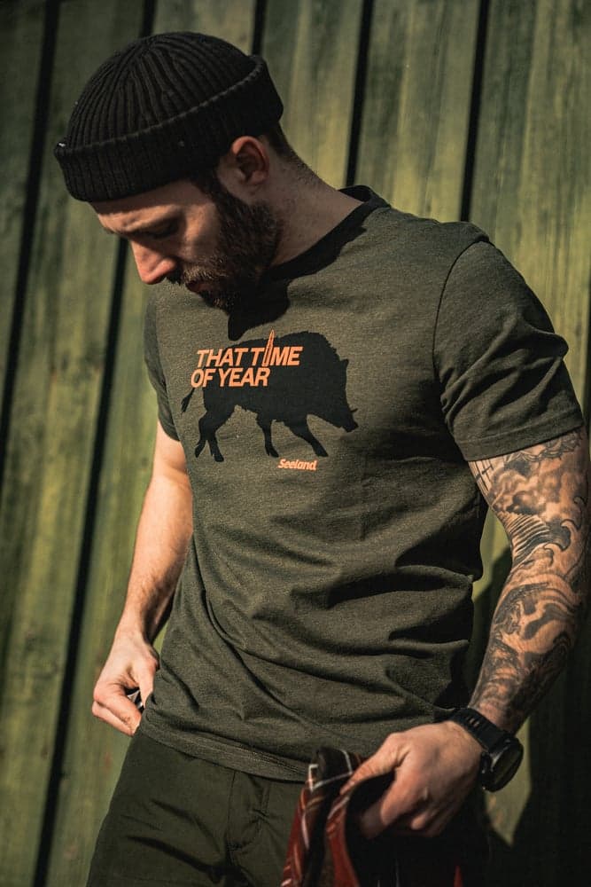 That Time T-shirt Pine Green Melange, view: 4