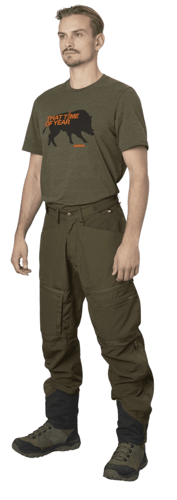 That Time T-shirt Pine Green Melange, view: 2