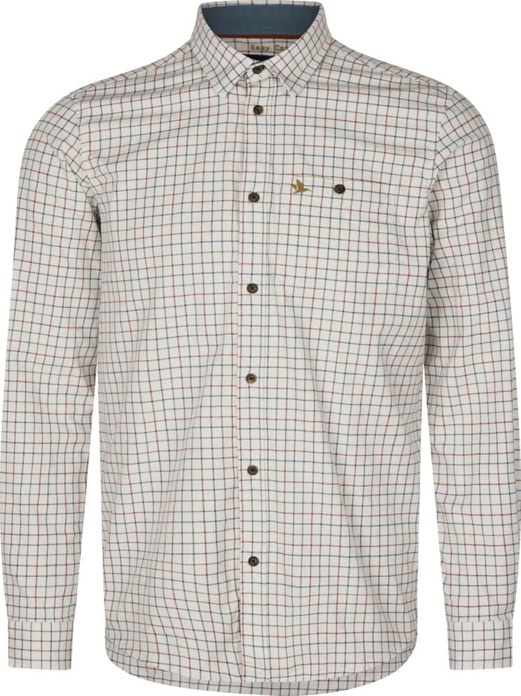 Oxford Shooting Shirt Grape Leaf/Terracotta Check, view: 0