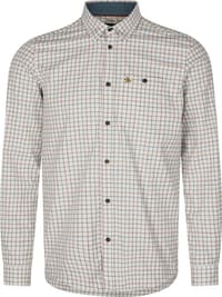 Oxford Shooting Shirt Grape Leaf/Terracotta Check - view: 0
