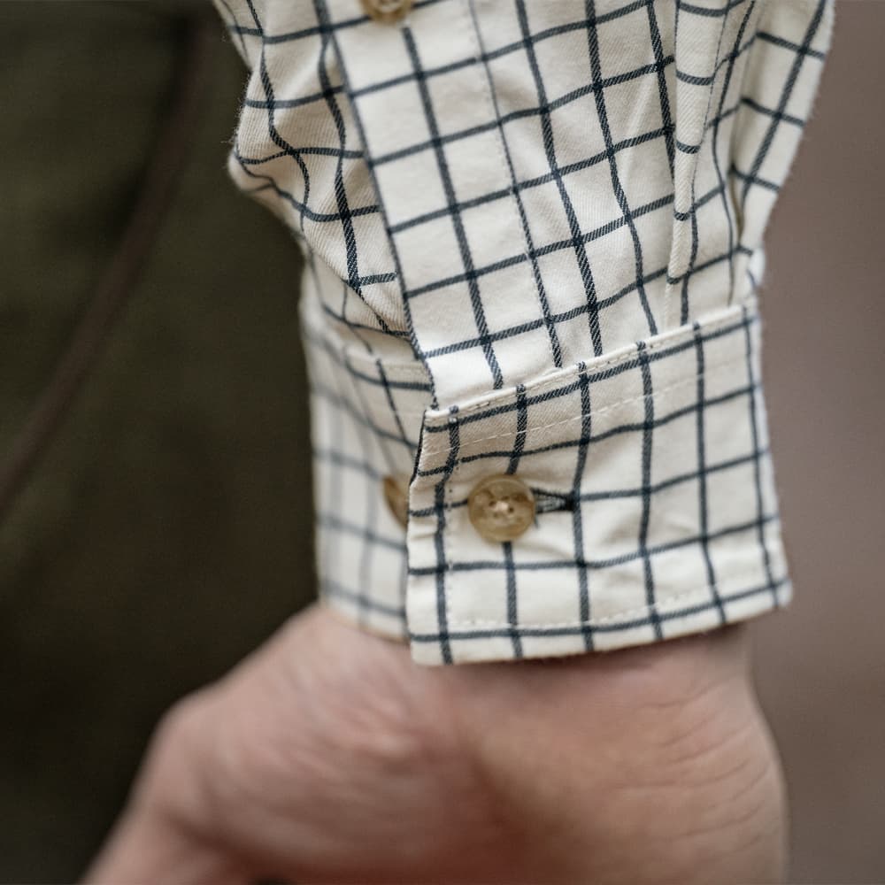 Oxford Skytteskjorta Dark Sapphire Check, view: 3