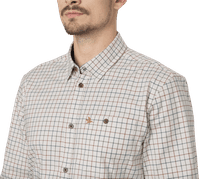 Oxford Shooting Shirt Grape Leaf/Terracotta Check - view: 2