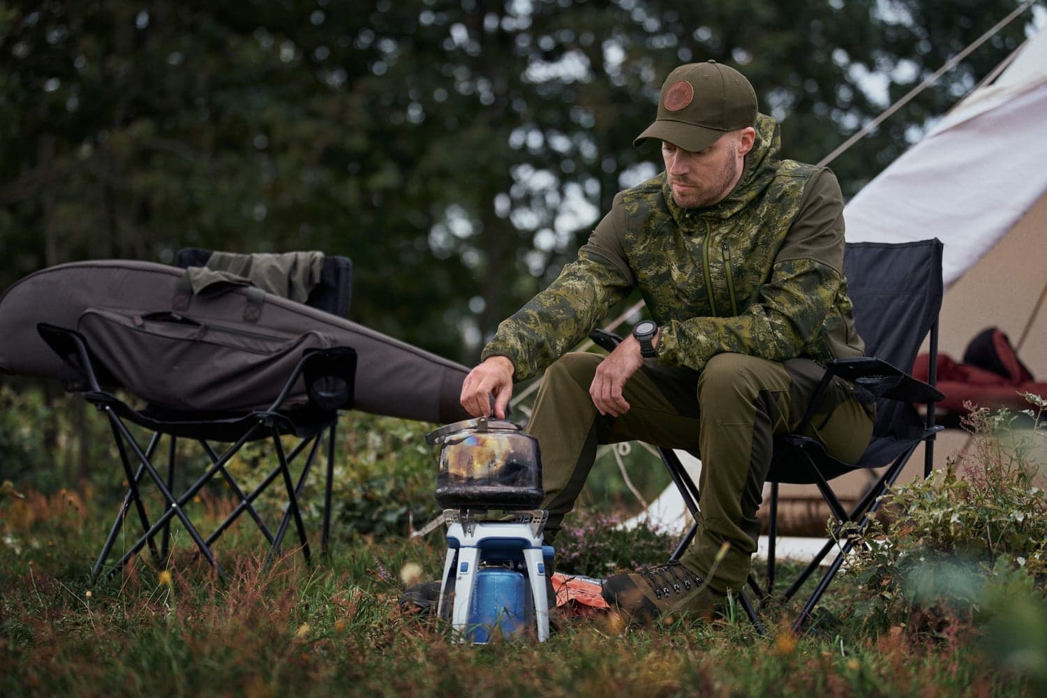 Cross Windbeater Jacket InVis Green, view: 3