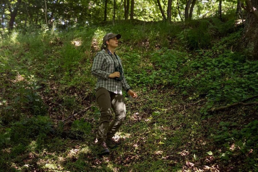 Larch Stretch Trouser Women Pine Green, view: 6