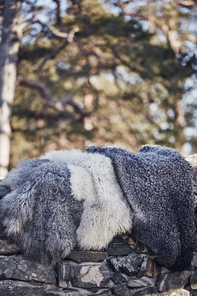 Shepherd of Sweden Visby svenskt saueskinn 100x60 cm Natur, view: 2