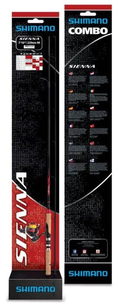 Combo Sienna 1,83m//6'0" 3-14g Sienna 1000FG Mono 0,235 mm, view: 0