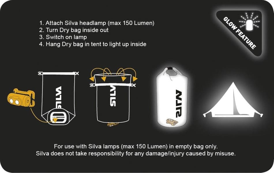 Dry Bag Gjennomsiktig TPU-V 12L, view: 3