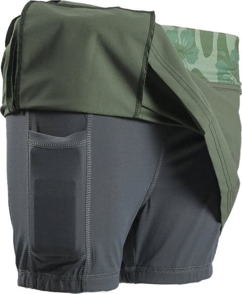 Outdoor Knee Skort Dark Green, view: 3