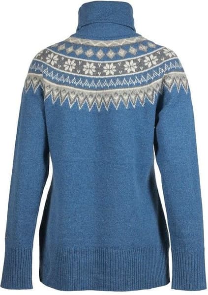 Scandinavian Roll Neck Blue Denim, view: 1