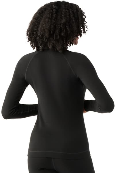 W's Classic Thermal Merino 1/4 Zip Black, view: 2