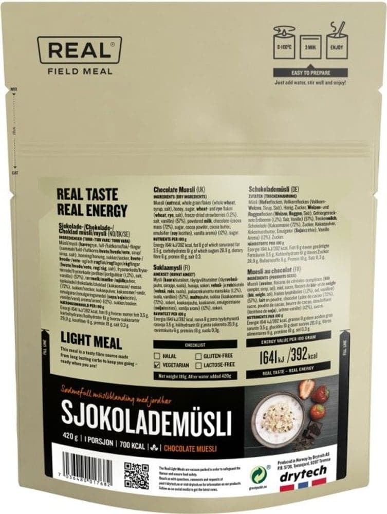 Chocolate Muesli 710 kcal, view: 1