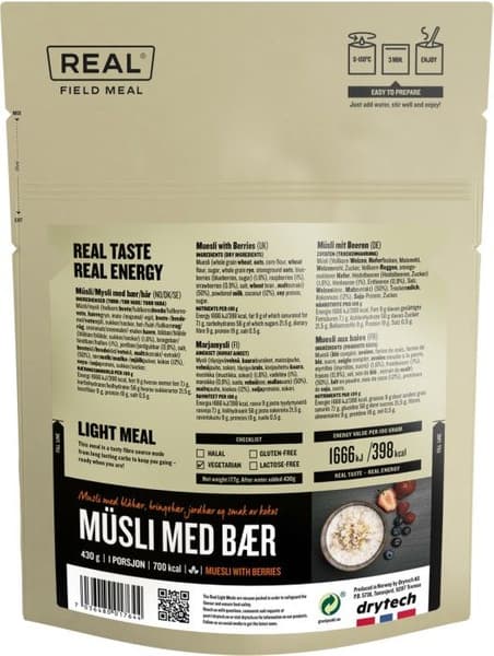 Muesli with Berries 704 kcal, view: 0