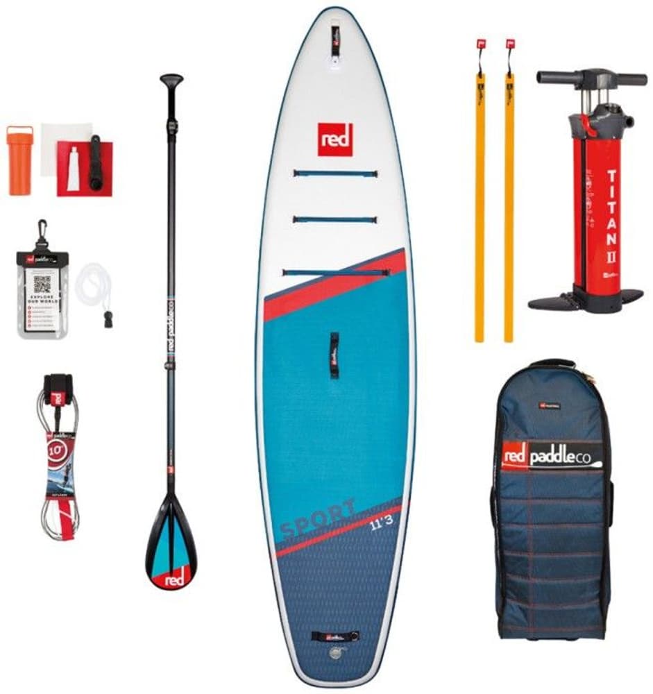 Red Paddle Touringpaket 11.3 x 32 Sport MSL för större paddlare, view: 0