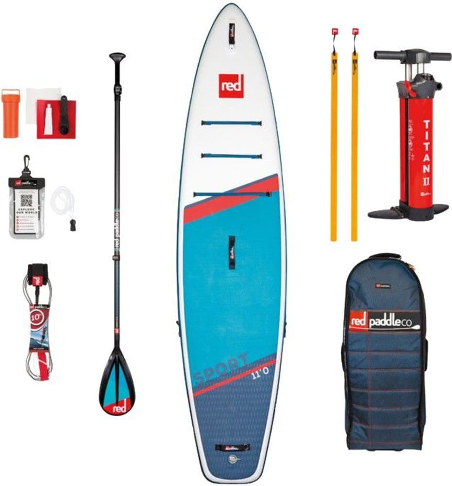 Red Paddle Touringpaket 11.0 x 30 Sport MSL CN för mindre paddlare, view: 0