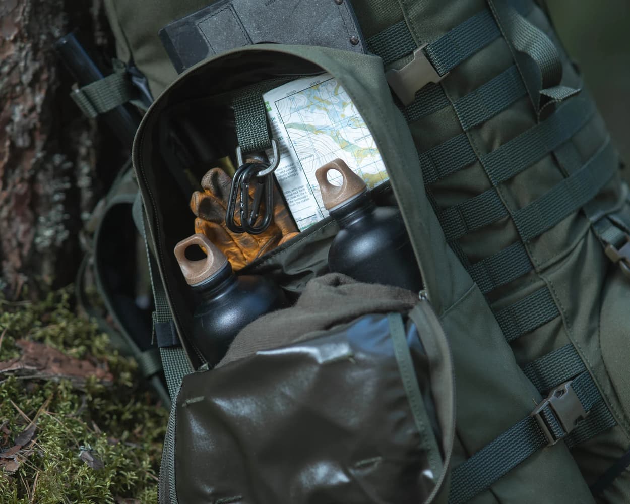 Side Pouch 12L Green, view: 2