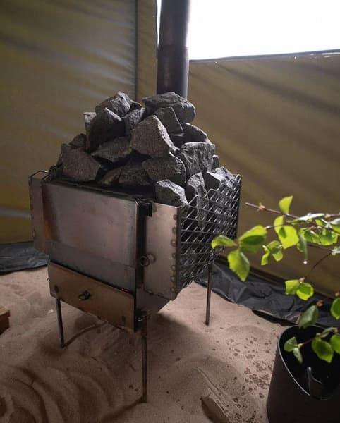Sauna Tent Stove, view: 1
