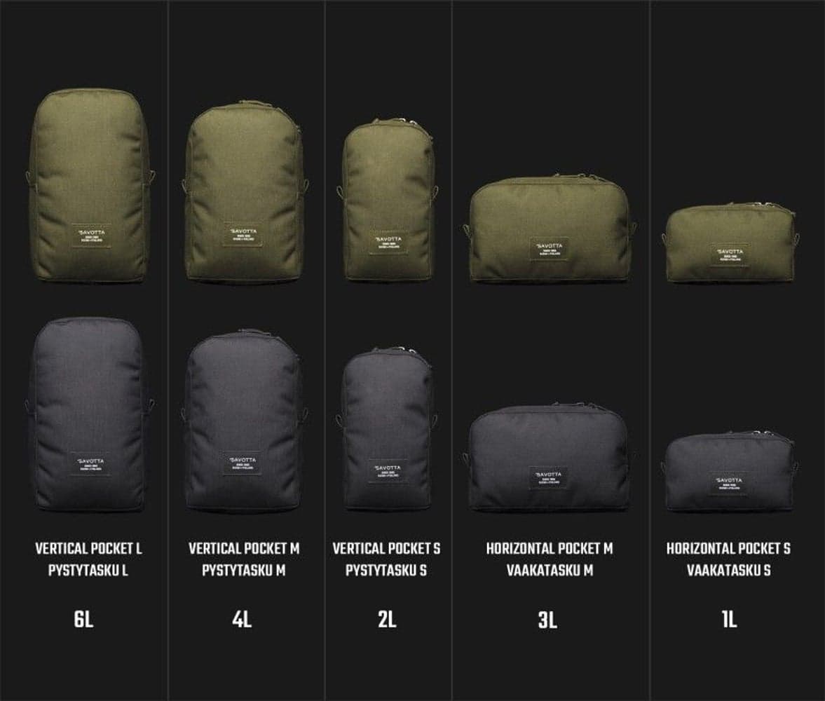 Vertical Pocket M Black, view: 3