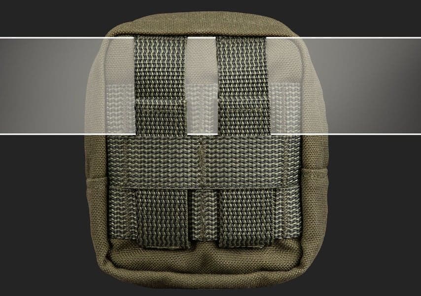 Zipped GP pouch 2x2 Brown, view: 2