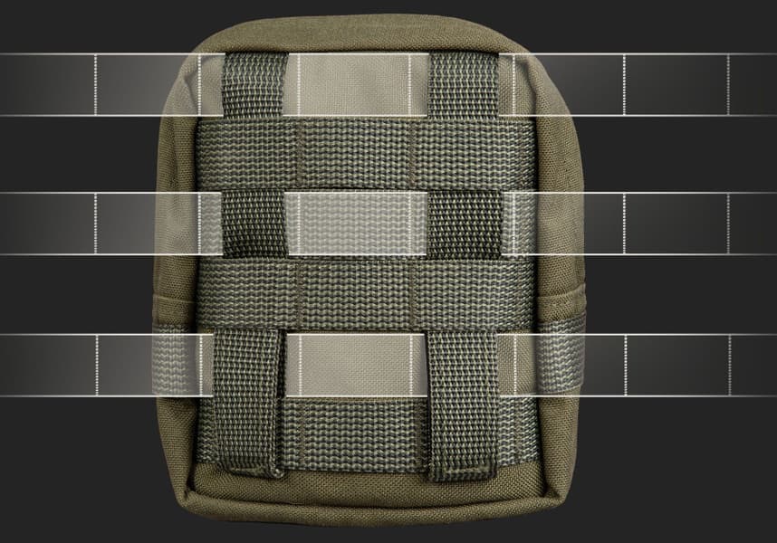 Zipped GP pouch 3x3 Green, view: 1