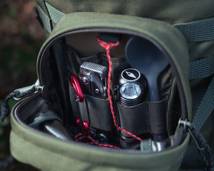 Zipped GP pouch 3x3 Black, view: 6