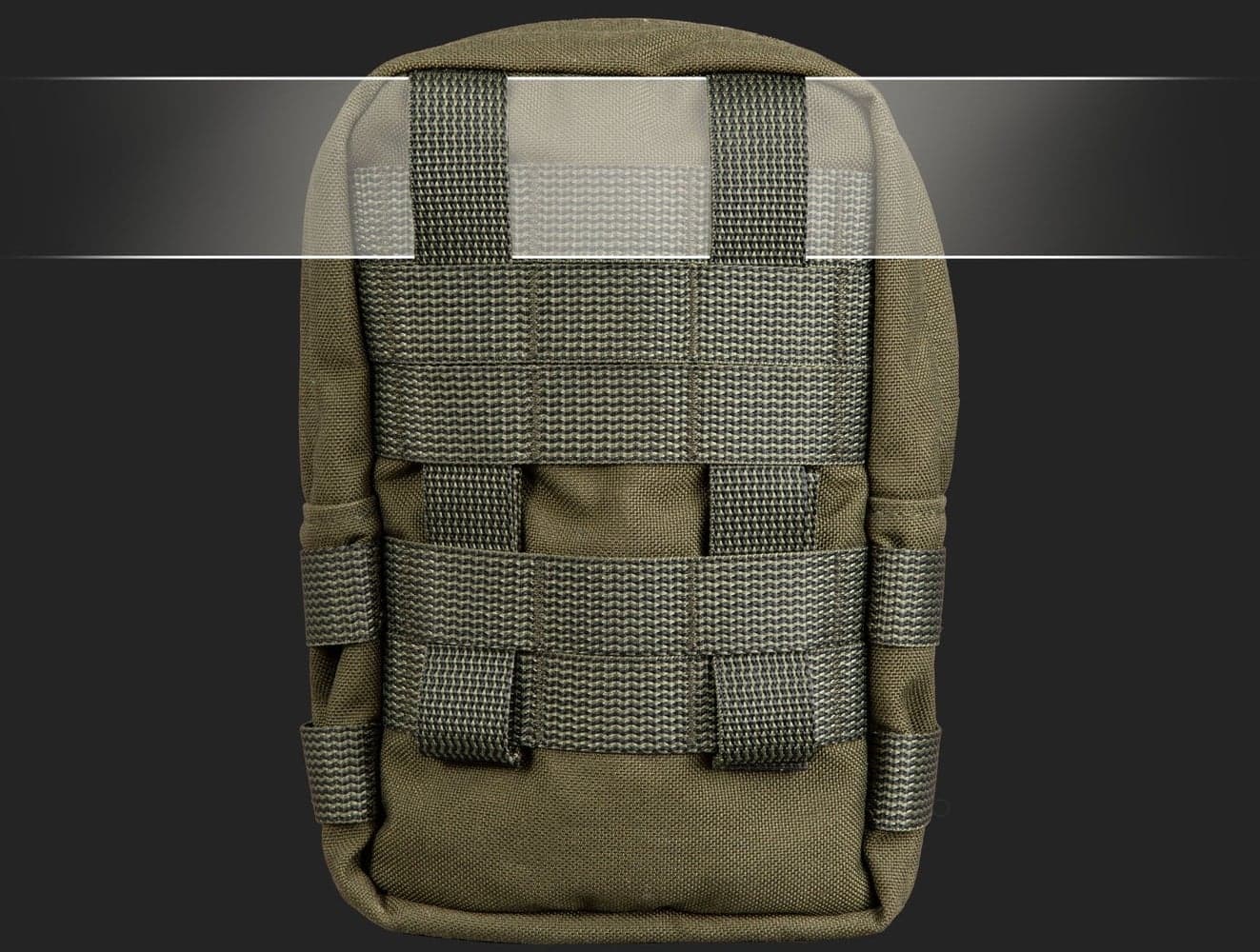 Zipped GP pouch 3x4 Green, view: 2