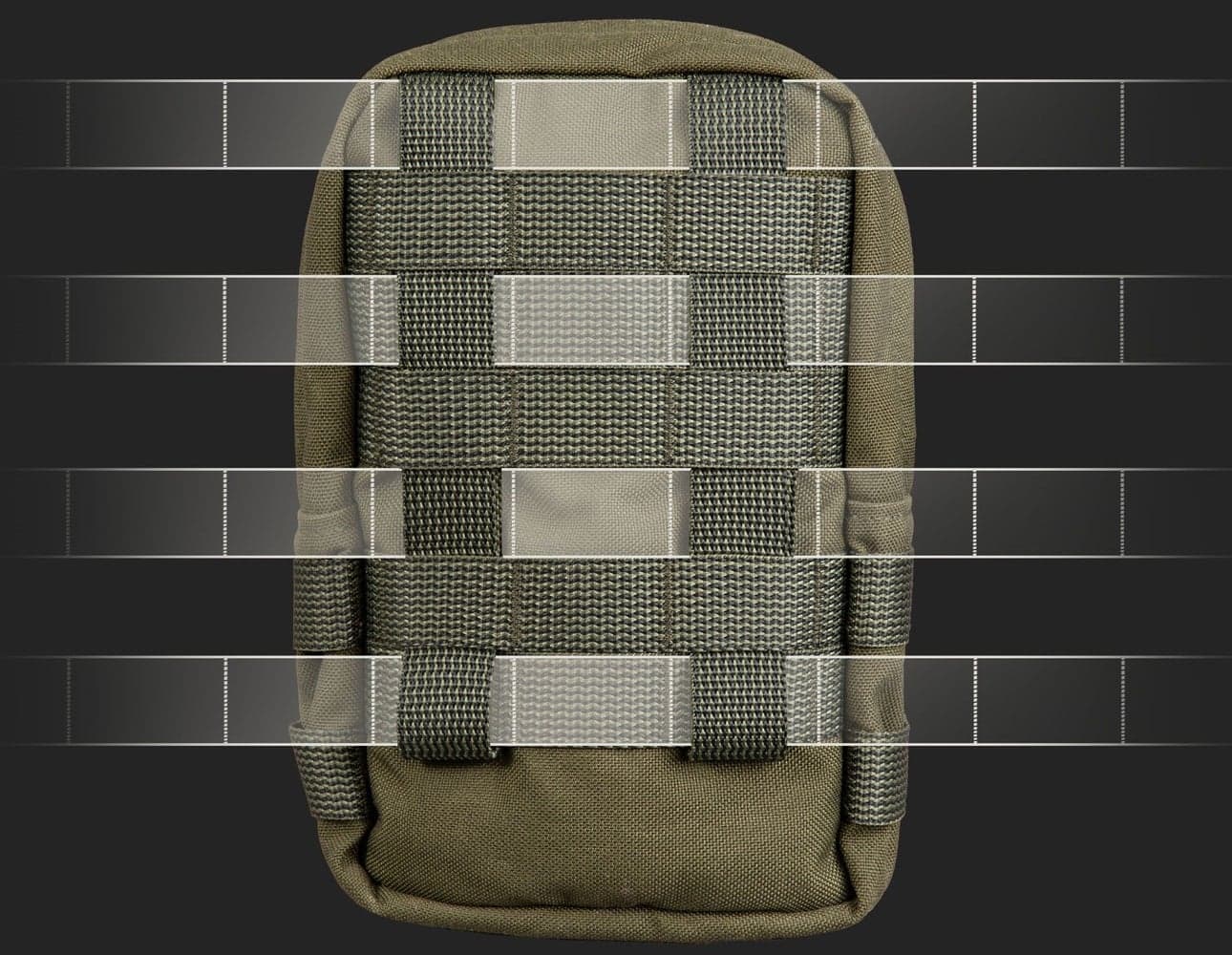 Zipped GP pouch 3x4 Brown, view: 1