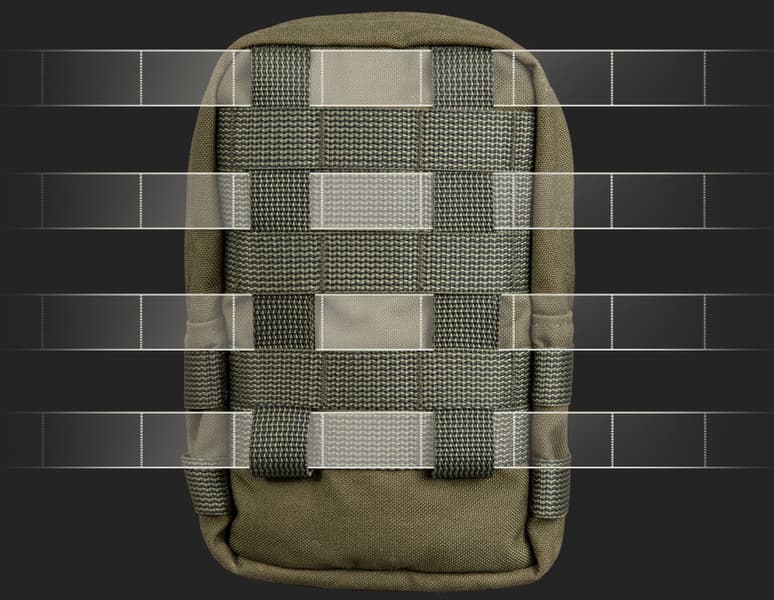 Zipped GP pouch 3x4 Brown, view: 1