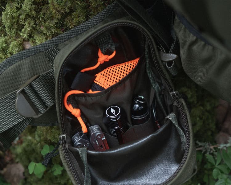 Zipped GP pouch 3x4 Brown, view: 3