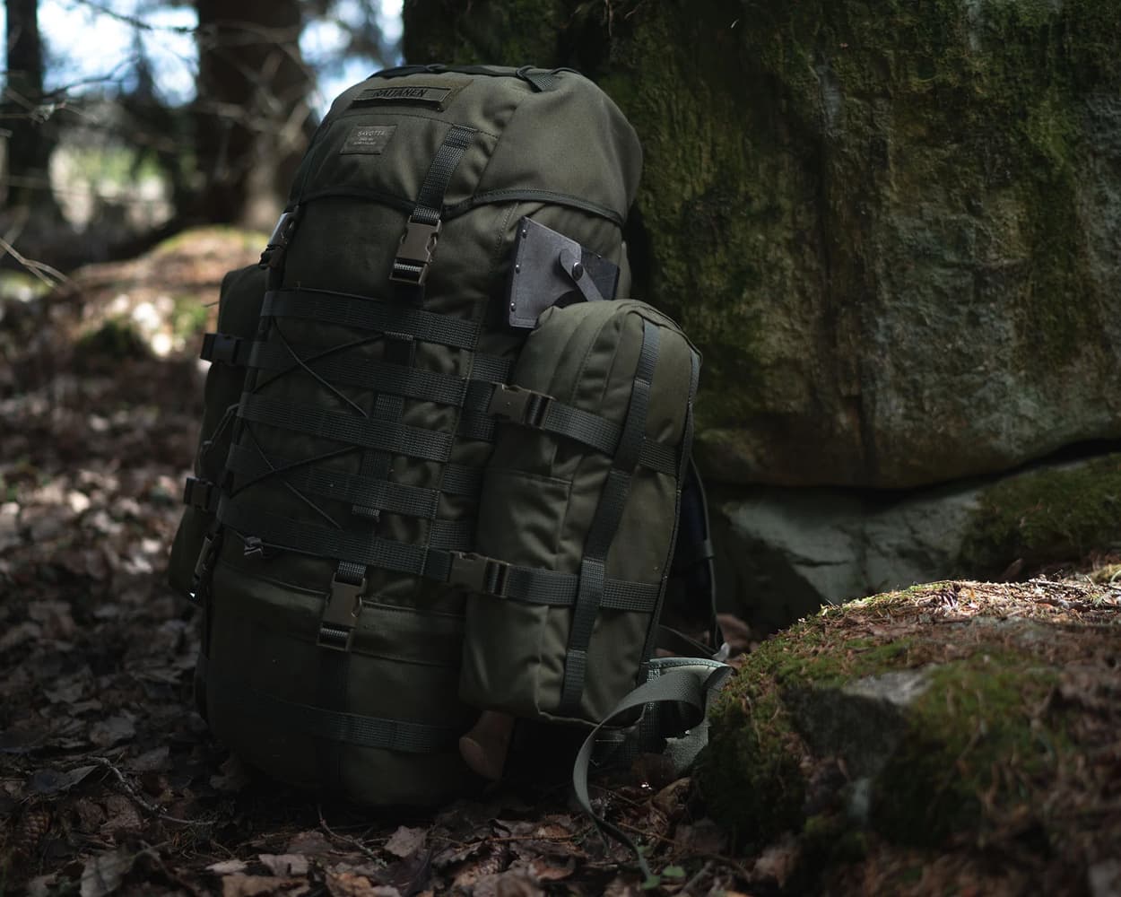 Jääkäri Backpack L Brown, view: 2