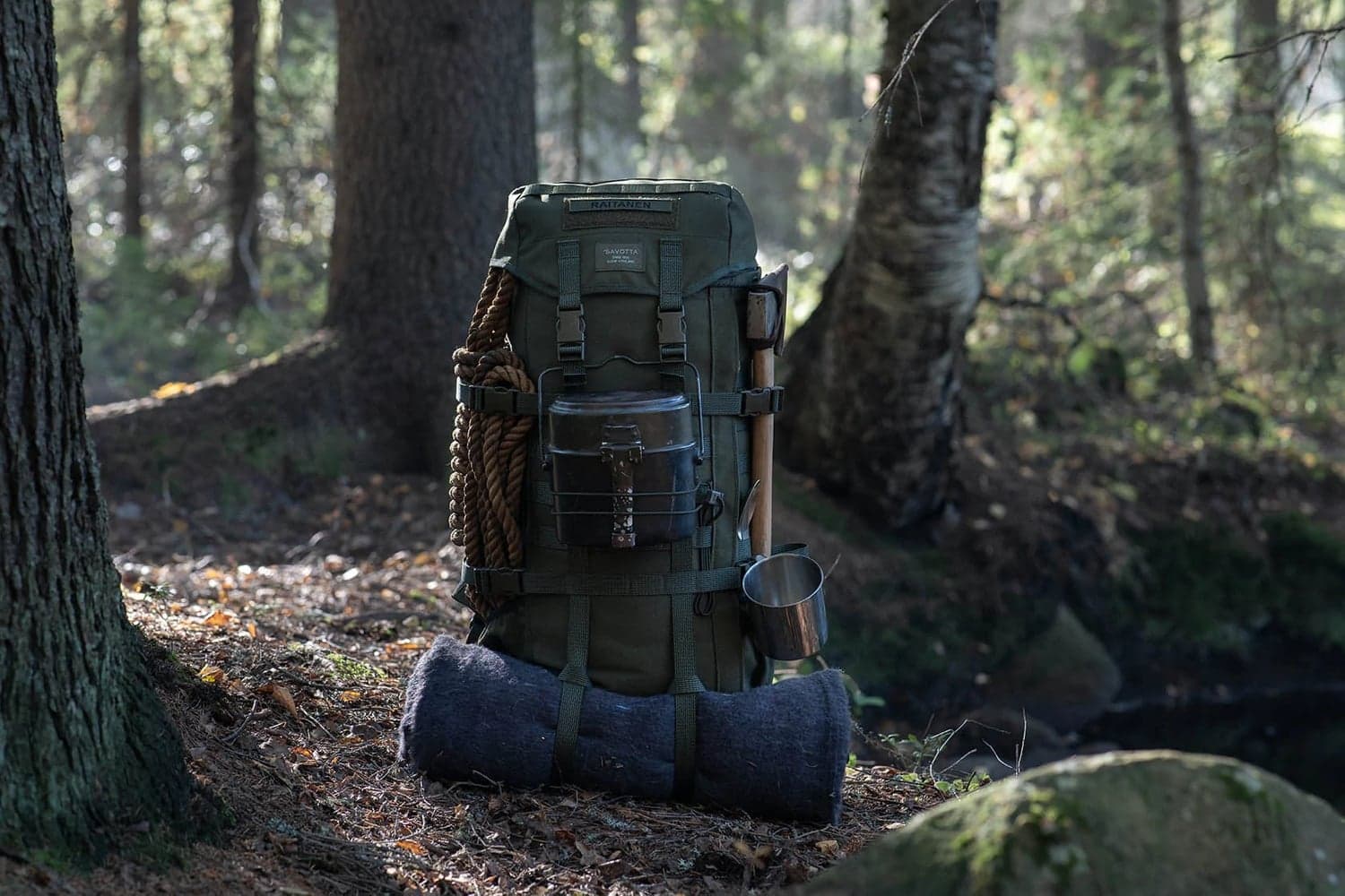 Jääkäri Backpack M Brown, view: 6