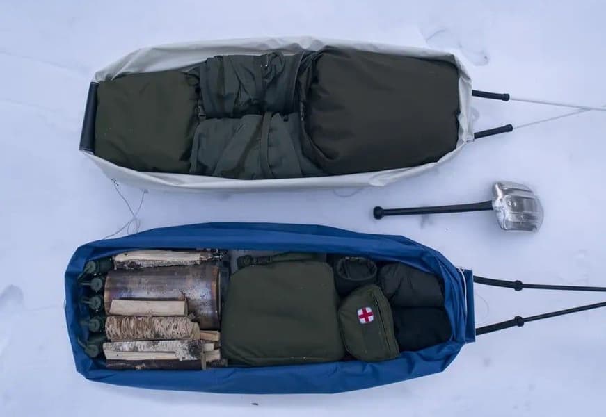 Rolltop Stuffsack 500D 60L Green, view: 7