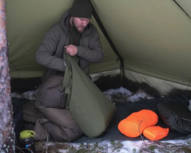 Rolltop Stuffsack 500D 60L Black, view: 4