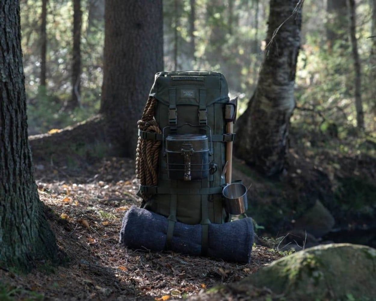 Jääkäri Backpack M 30L Green, view: 8