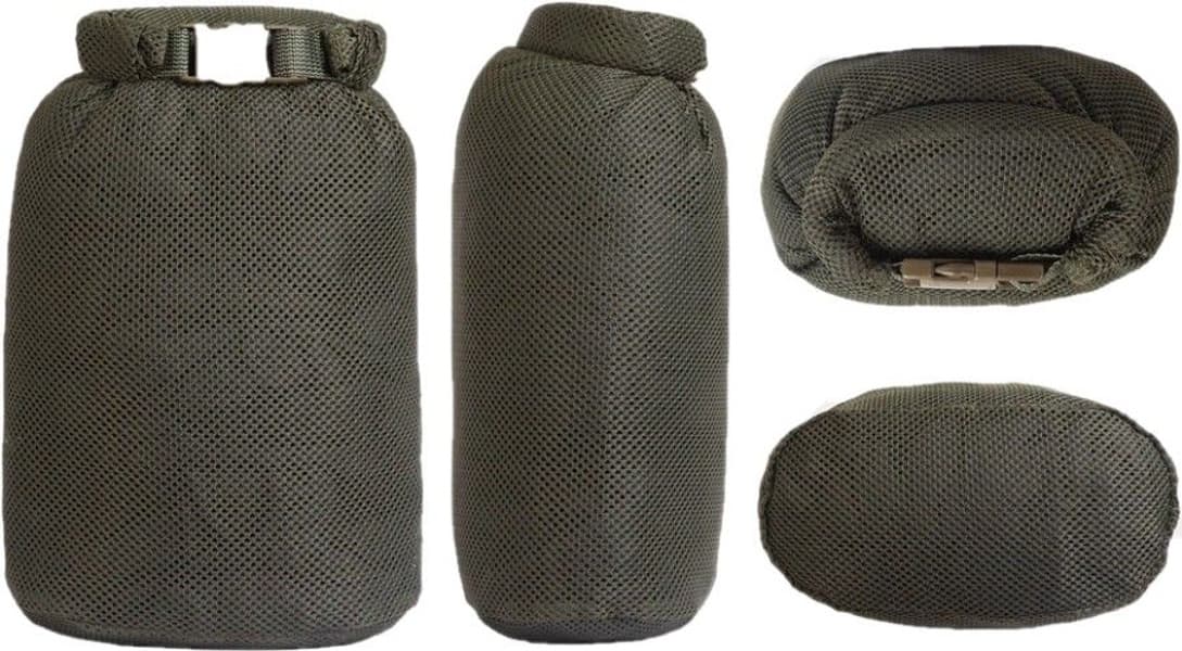 Rolltop Stuffsack Mesh 5L Black, view: 4