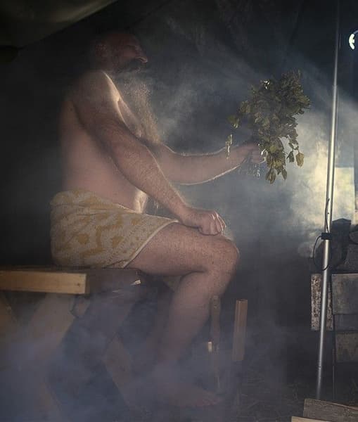 Hiisi Foldable Sauna Bench, view: 3