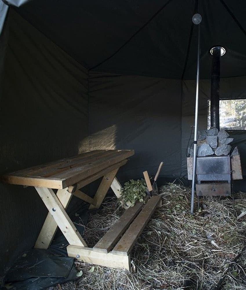 Hiisi Foldable Sauna Bench, view: 2